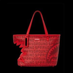 SPRAYGROUND SHARK BITE INFRARED TOTE BAG
